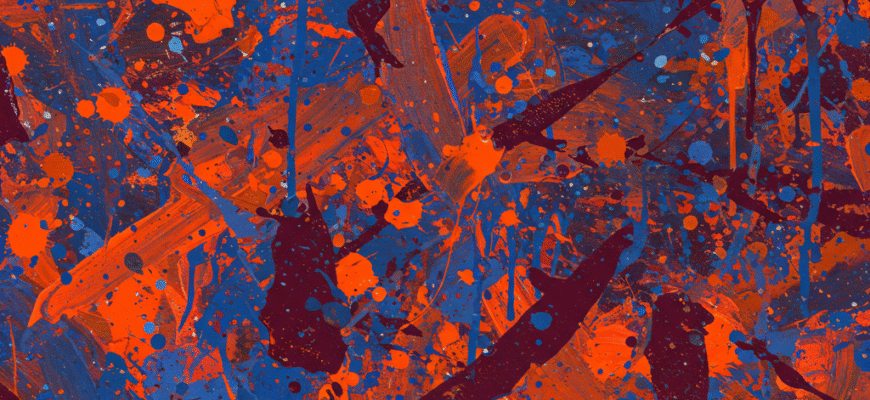 Abstract Expressionism Action Painting and Color Fields