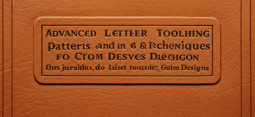 Advanced Leather Tooling Patterns and Techniques for Custom Designs