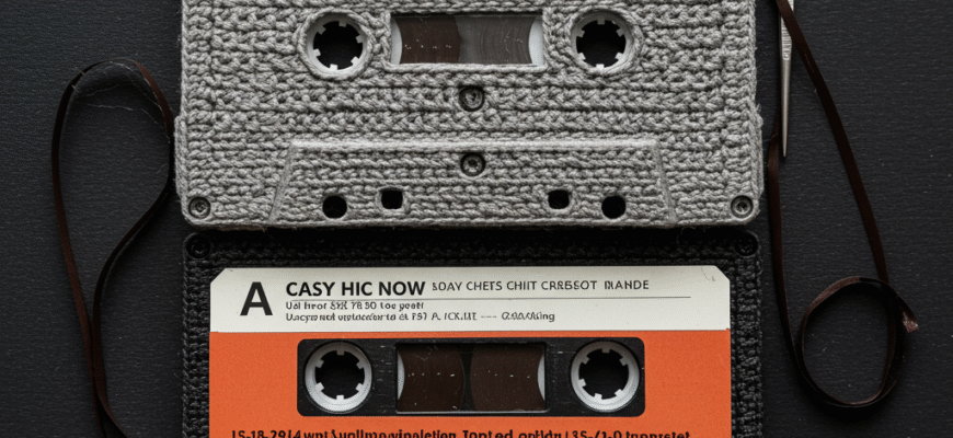 Cassette Tape Crochet Knitting Weaving Upcycling Magnetic Tape Fiber Art Now