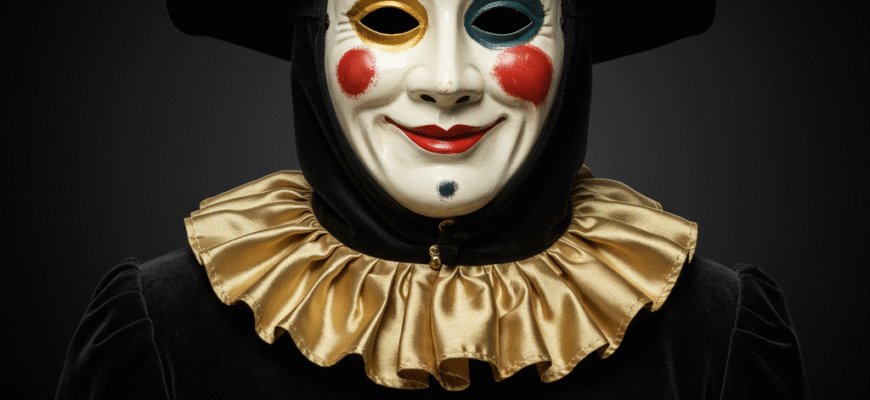 Commedia dellarte Stock Characters Masks Physical Comedy History Influence