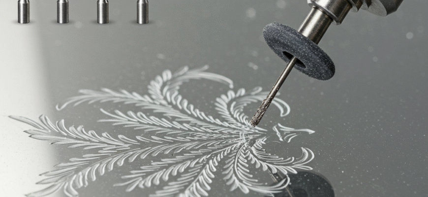 Engraving Glass Techniques Diamond Burrs Hand Rotary Tools Detailed Images