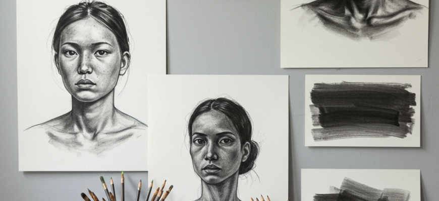 Expressive Mark Making Techniques Across Various Drawing Mediums Today