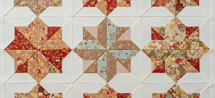 Foundation Paper Piecing for Accurate Complex Quilt Block Construction Art