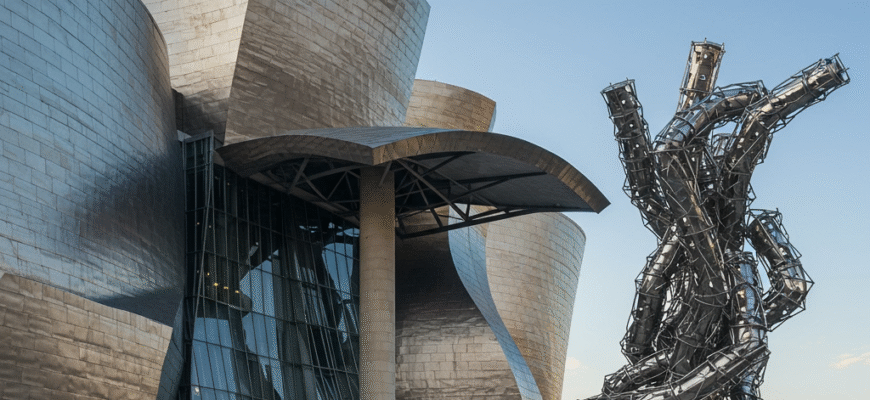 Frank Gehrys Guggenheim Bilbao Titanium Cladding and Sculptural Design