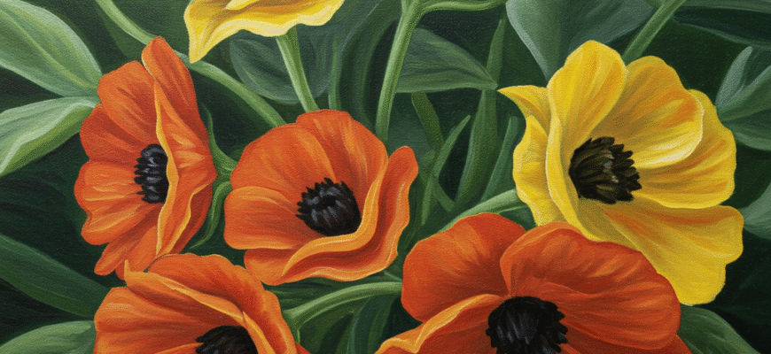 Georgia OKeeffes Flower Paintings Magnified Perspectives in Oil Medium