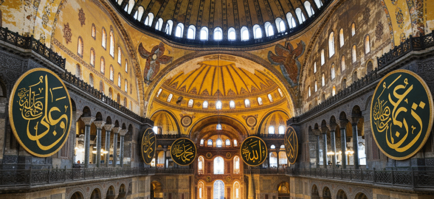 Hagia Sophias Dome Byzantine Architectural Innovation with Brick and Mortar