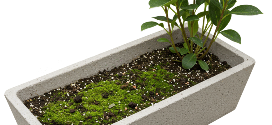 Hypertufa Casting Lightweight Concrete Peat Moss Perlite Planters Troughs