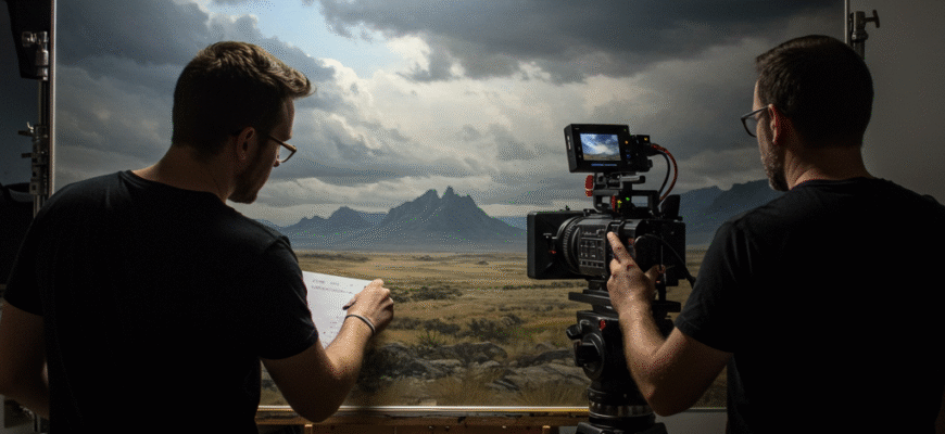 Matte Painting Techniques for Film Backgrounds