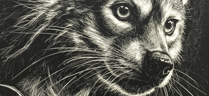 Scratchboard Art Revealing Images with Scratches