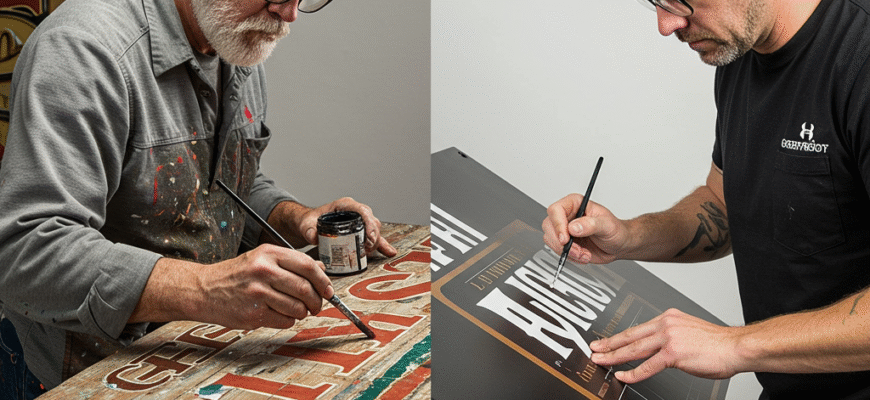 Sign Painting Techniques Old and New Ways