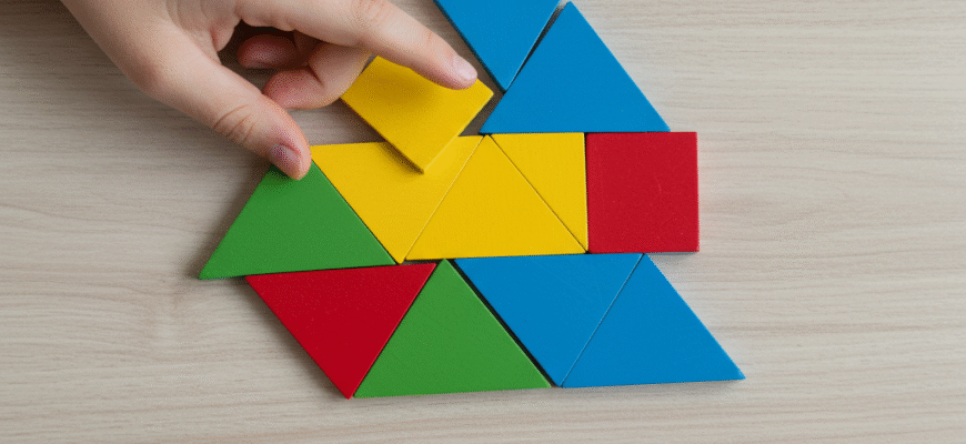 Tangram Puzzle Crafts Kids Cutting Shapes Creating Pictures Spatial Reasoning Game