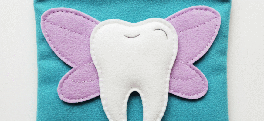 Tooth Fairy Pouch Craft Kids Sewing Felt Small Pocket Holding Lost Tooth Excitement Fun