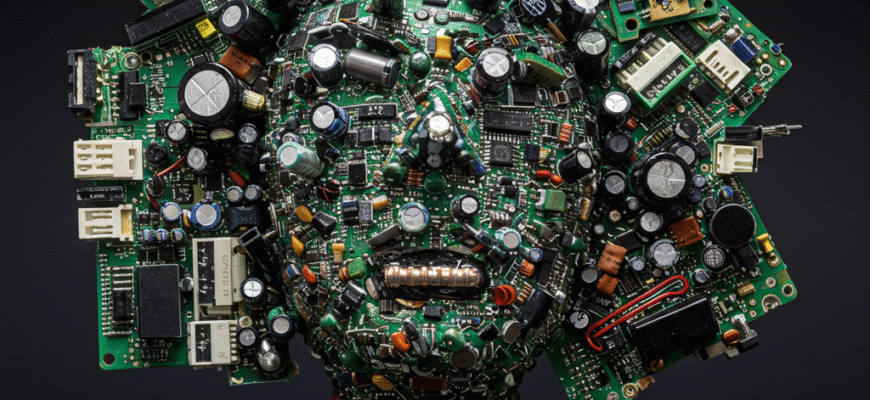 Using Recycled Electronics Components in Art